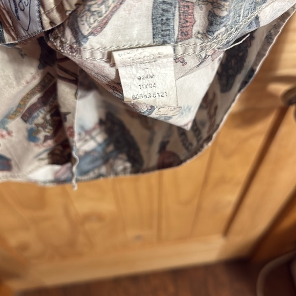 Vtg Levi's Men's Long Slv Forest Miner Working Button Down Shirt 80's - Picture 6 of 6